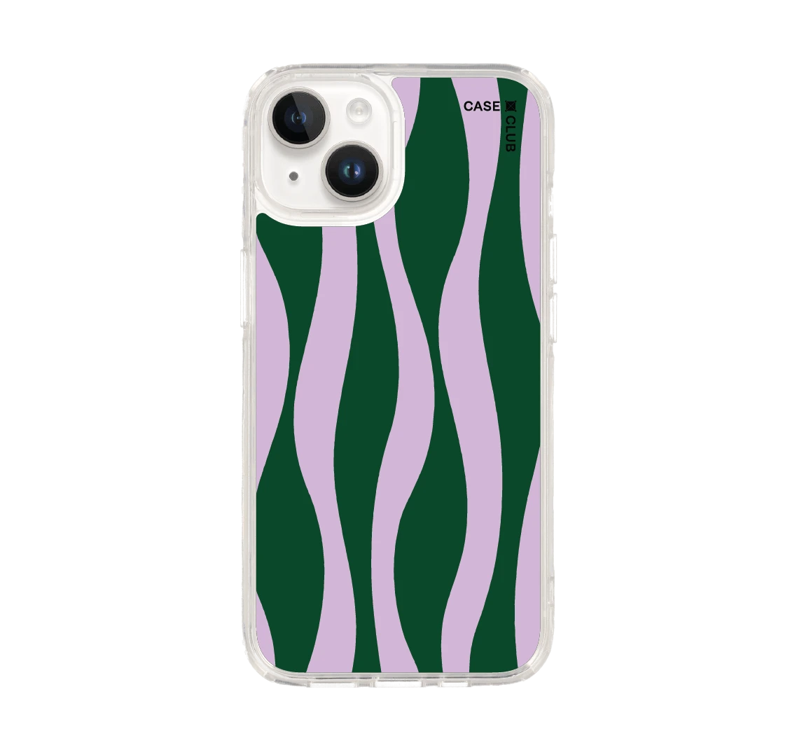 purple & green wavy pattern